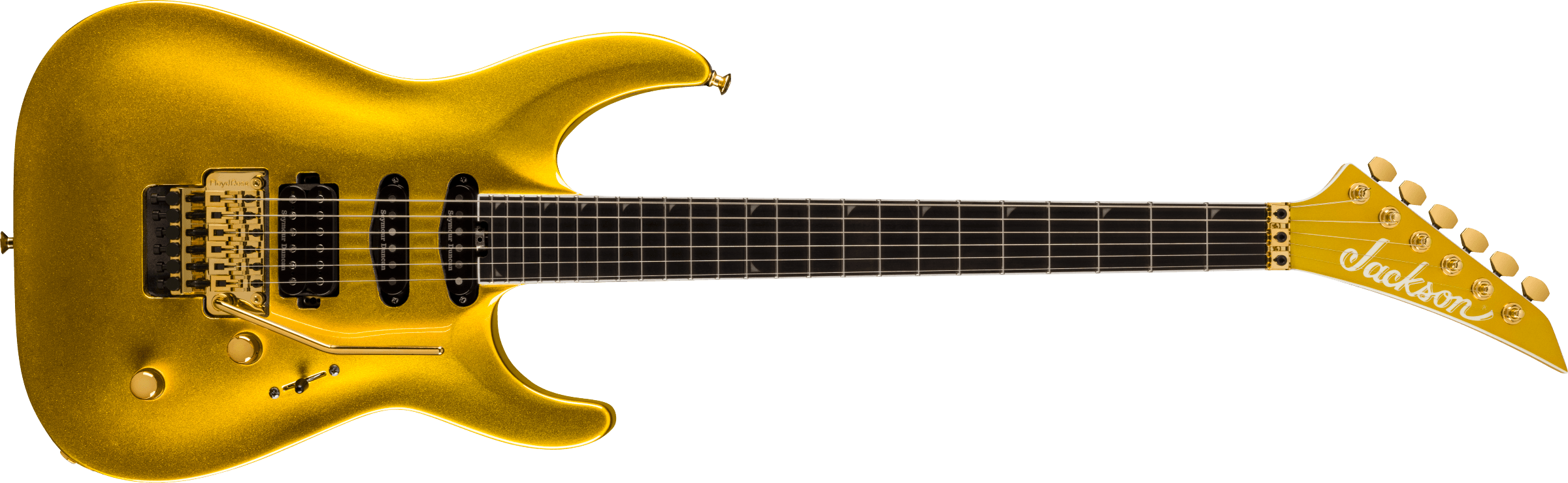 Jackson Pro Plus Series Soloist SLA3, Ebony Fingerboard, Gold Bullion 2914327500 SERIAL NUMBER CYJ2301876 - 7.8 LBS