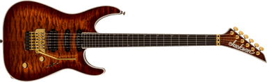 JACKSON Pro Plus Series Soloist SLA3Q, Ebony Fingerboard, Amber Tiger Eye 2914327580