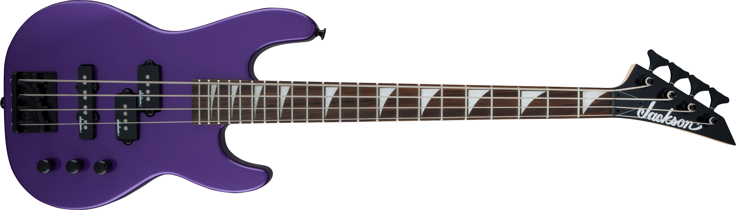 Jackson JS Series Concert Bass Minion JS1X, Amaranth Fingerboard, Pavo Purple Model 2915556552