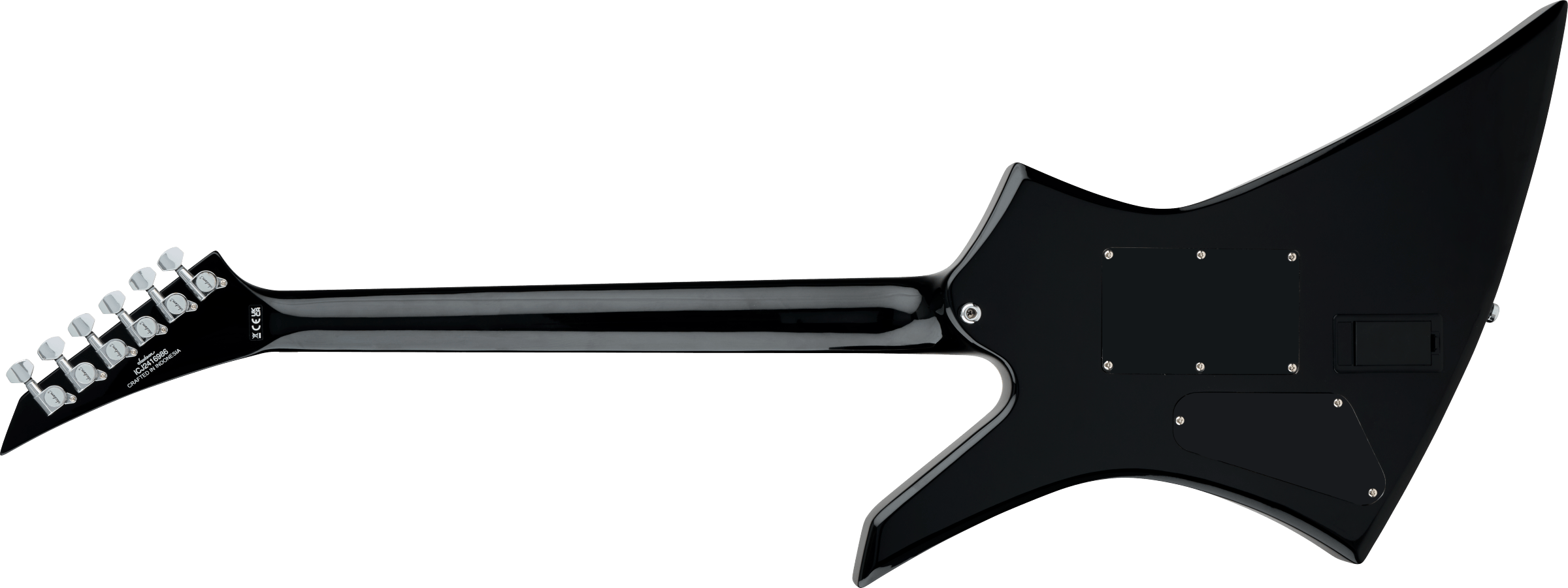Jackson Pro Plus Pure Metal Limited Edition Kelly KE1A, Ebony Fingerboard, Gloss Black 2919564503 SERIAL NUMBER ICJ2502666 - 8.0 LBS