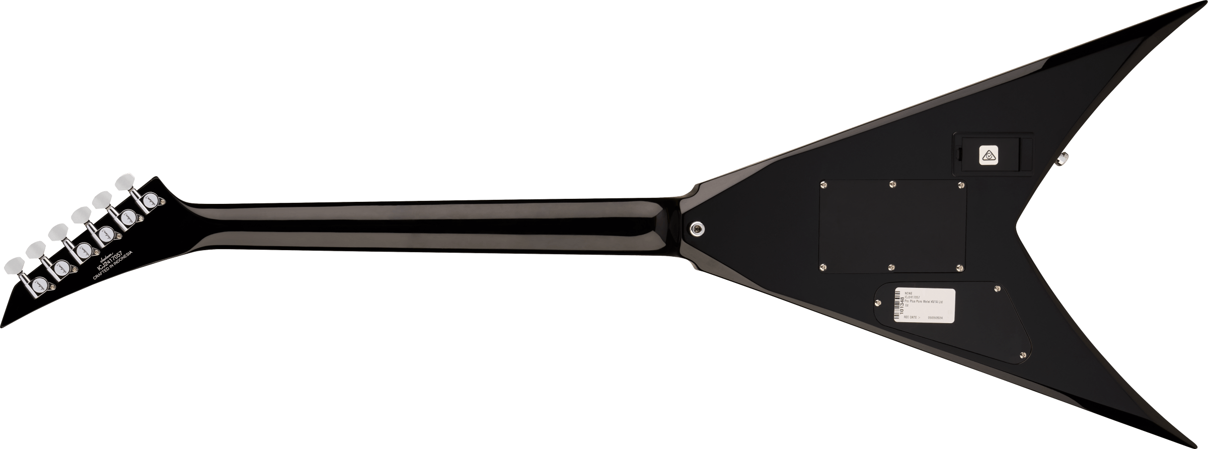 Jackson Pro Plus Limited Edition Pure Metal, King V KV1A, Ebony Fingerboard, Gloss Black 2919764503