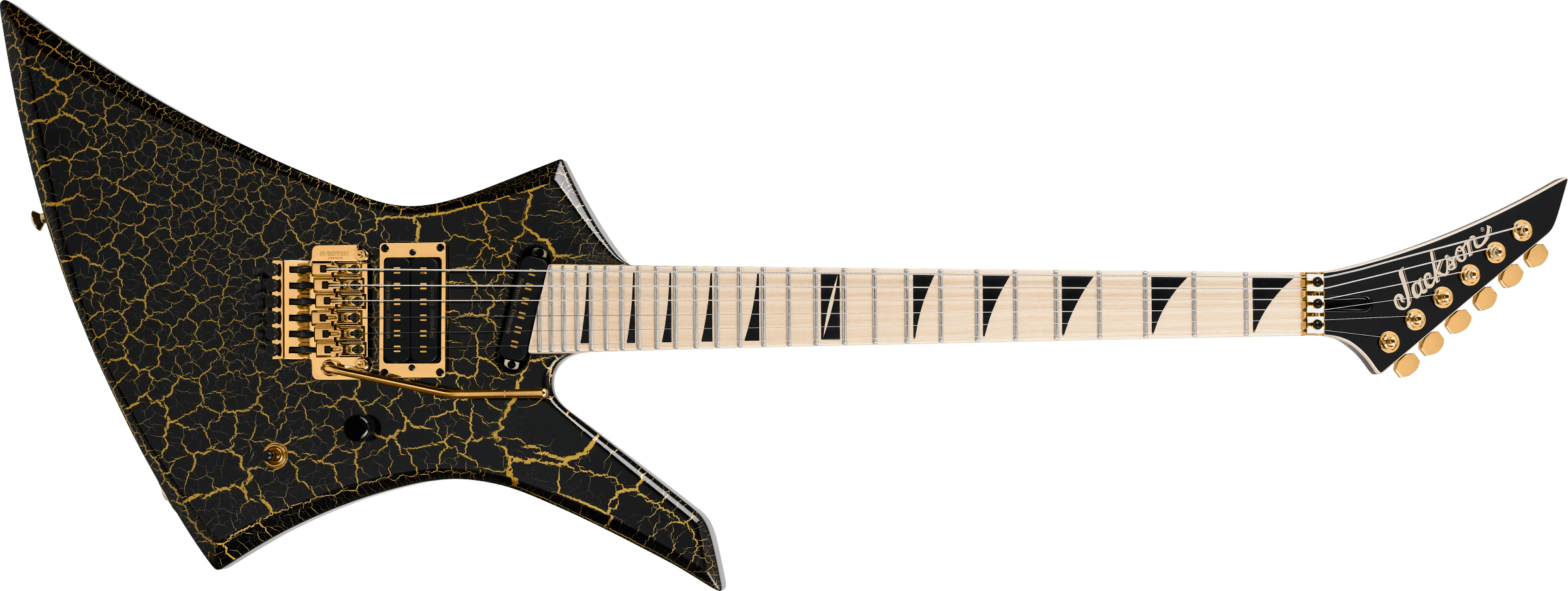 Jackson Pro Plus Series Signature Brandon Ellis Kelly KE27 Maple Fingerboard, Gold Crackle 2919904500