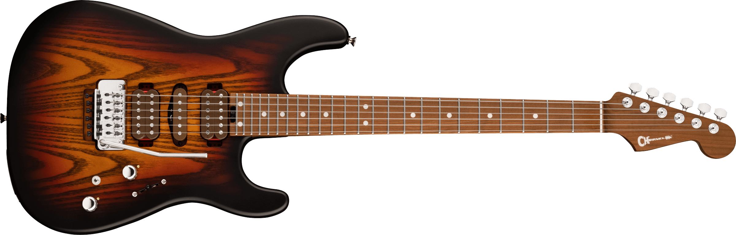 Charvel Guthrie Govan Signature Made in Japan San Dimas SD24 CM Caramelized Maple Fingerboard, Three-Tone Sunburst 2925414588