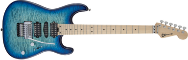 CHARVEL MADE IN JAPAN MJ San Dimas Style 1 HSH FR M QM, Maple Fingerboard, Caribbean Burst 2925434599