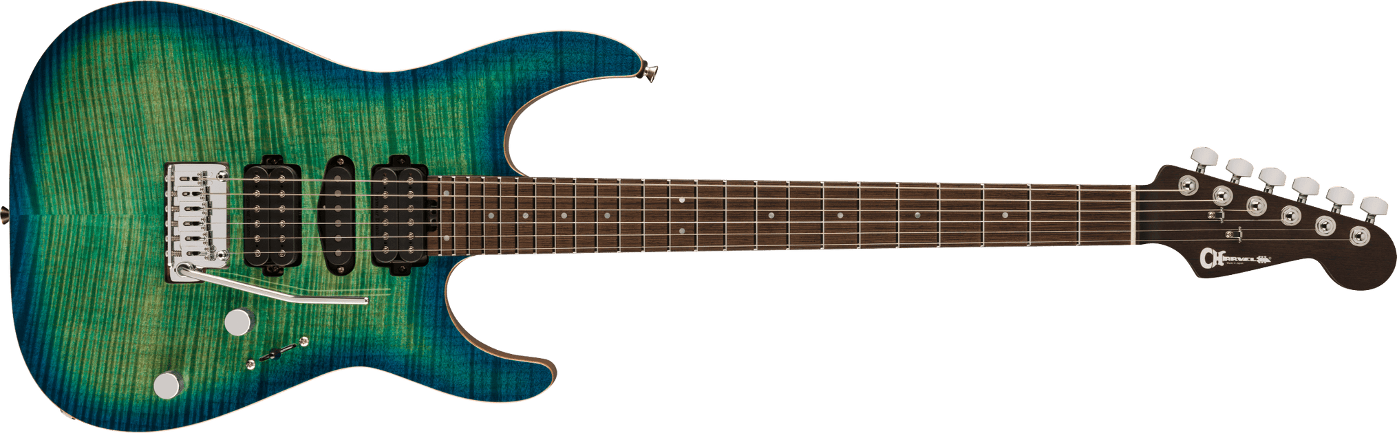 Charvel MJ DK24 HSH （日本製) Charvel MADE IN JAPAN MJ DK24 HSH 2PT W Mahogany with Flame Maple, Wen