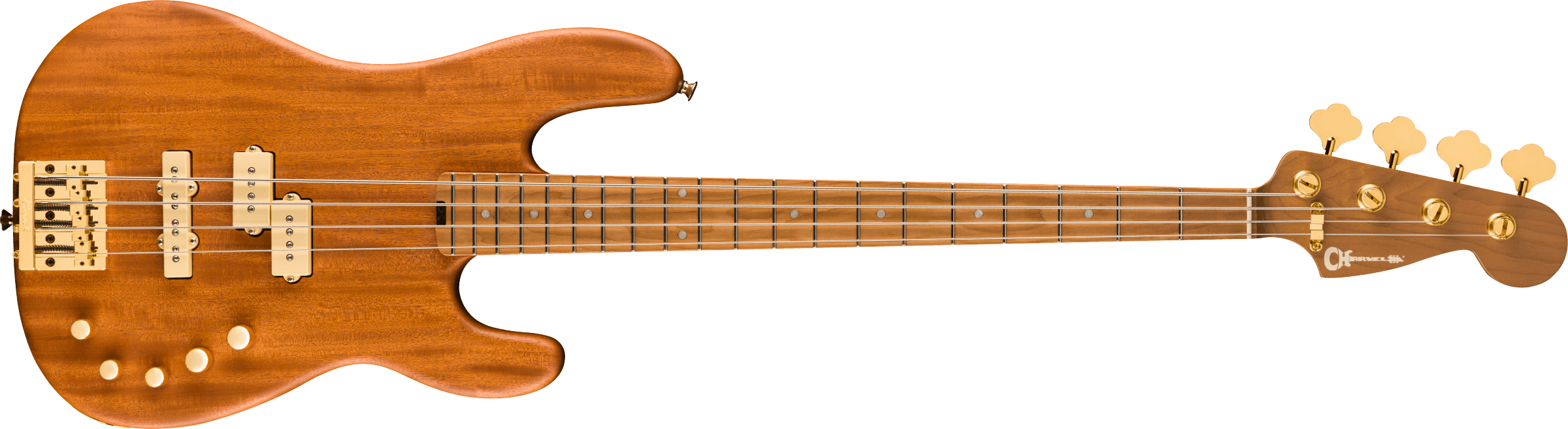 CHARVEL Pro Mod San Dimas Bass PJ IV MAH Caramelized Maple Fingerboard Natural Mahogany 2963078557