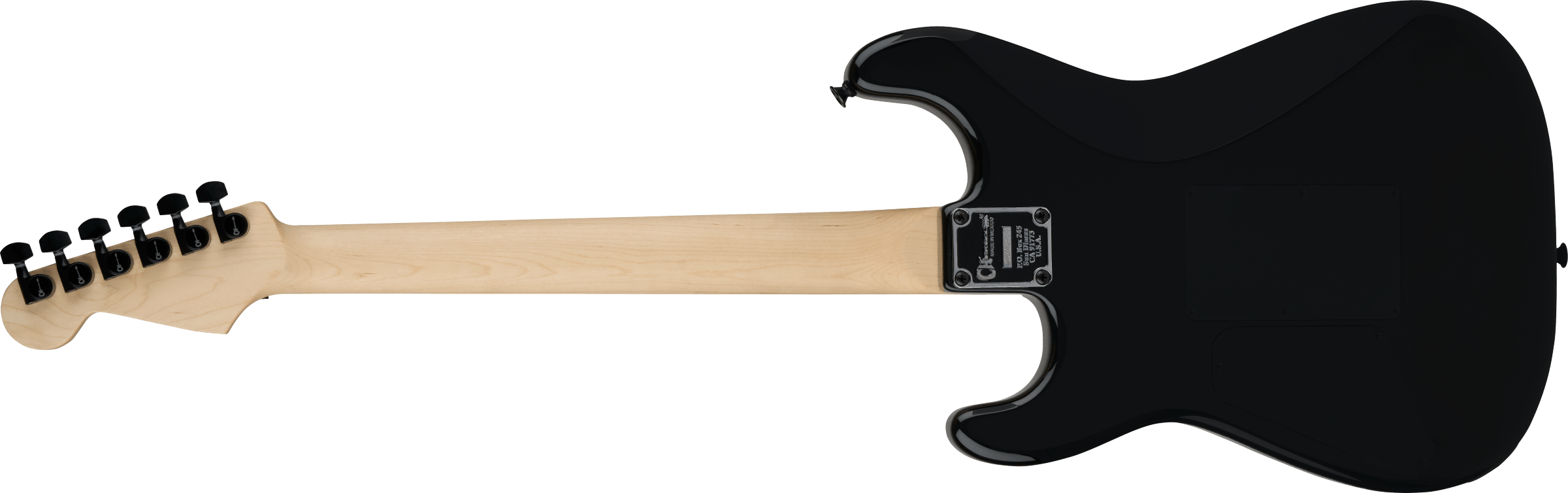 Charvel Pro-Mod San Dimas Style 1 HH FR MPL, Maple Fingerboard, Gloss Black Model 2965001503