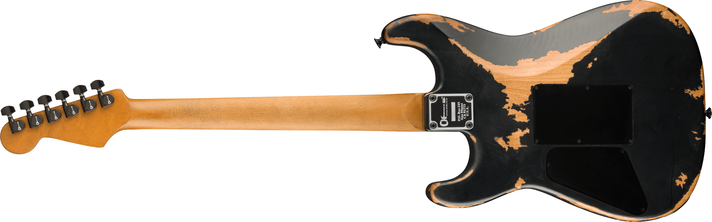 Charvel Pro-Mod Relic San Dimas Style 1 HH FR PF, Pau Ferro Fingerboard, Weathered Black 2965201303