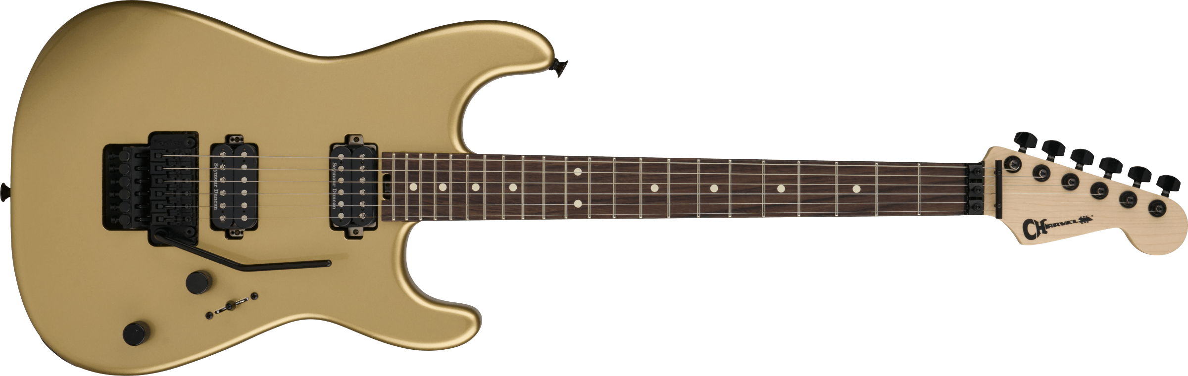 Charvel Pro-Mod San Dimas Style 1 HH FR RW, Rosewood Fingerboard, Pharaohs Gold Model 2965201500