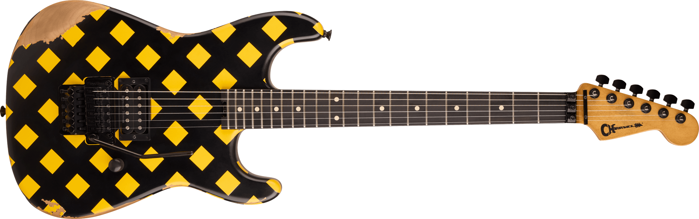 Charvel Super Stock SD1 H FR EB, Ebony Fingerboard, Diamond