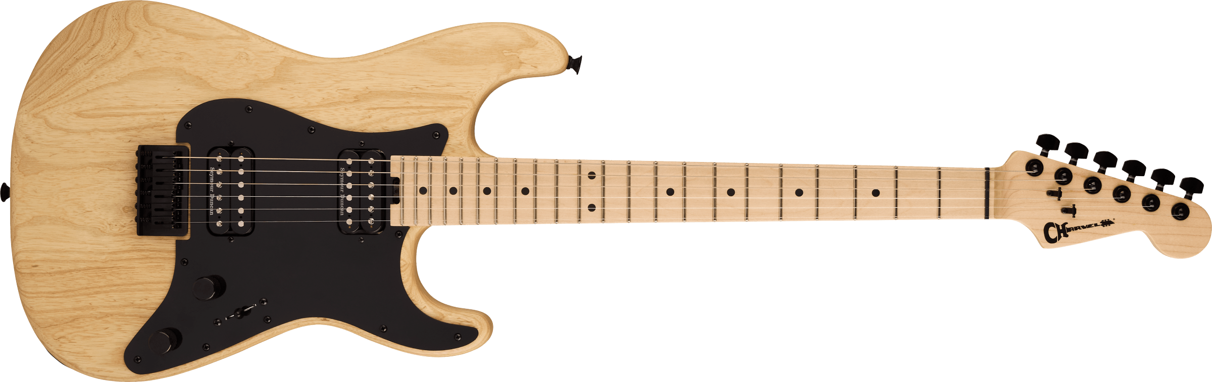 CHARVEL Pro-Mod So-Cal Style 1 HH HT MPL, Maple Fingerboard, Natural Ash 2966051557