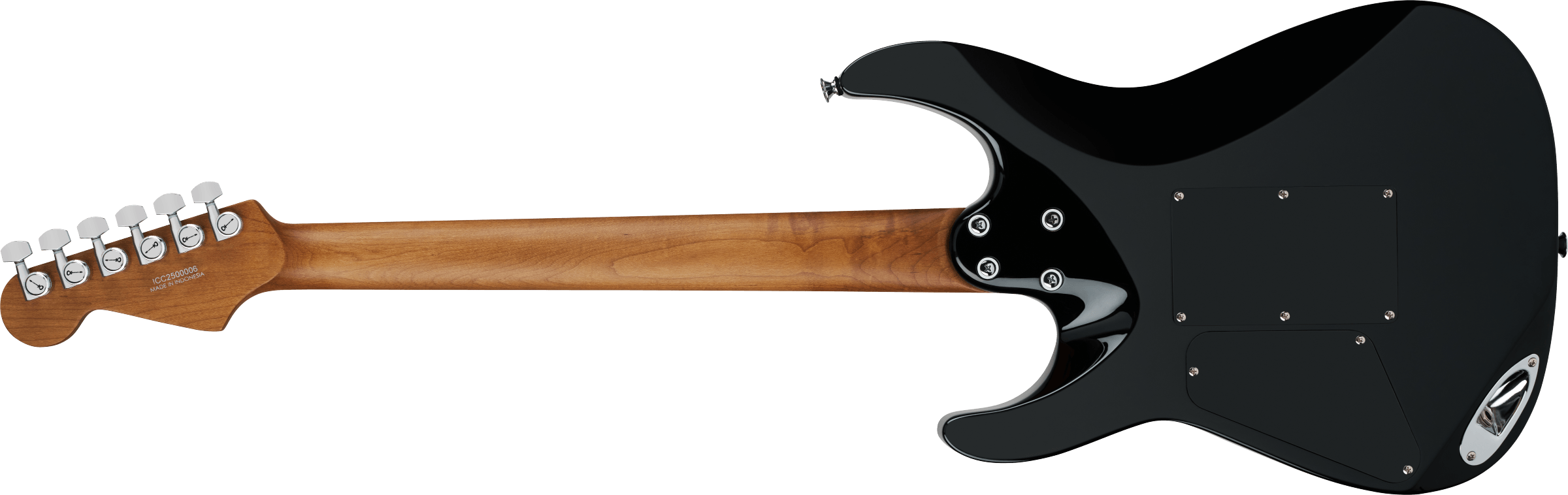 CHARVEL Pro-Mod Plus DK24 HH 2PT EB, Ebony Fingerboard - Raven Black 2972811503