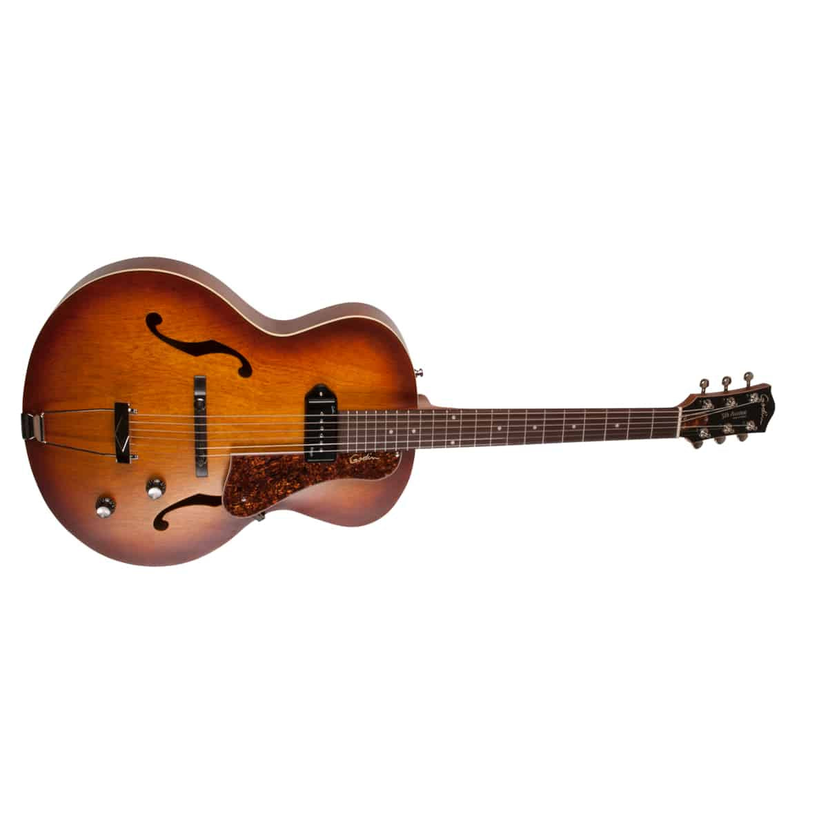 Godin 5th Avenue Kingpin P90 Cognac Burst 031986
