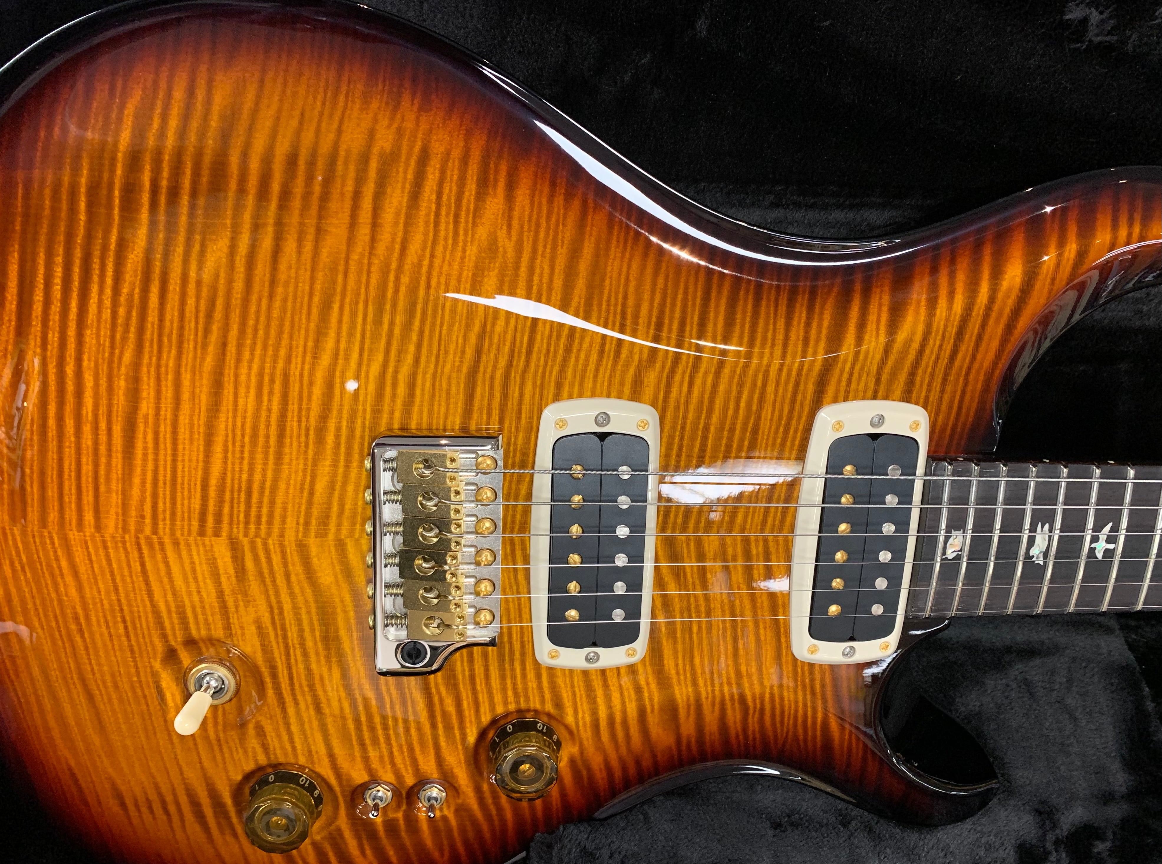 PRS USA Custom 24-08 10 top – Custom Colour – Vintage Amber Smokewrap Burst 112793:CC SERIAL NUMBER 0379131