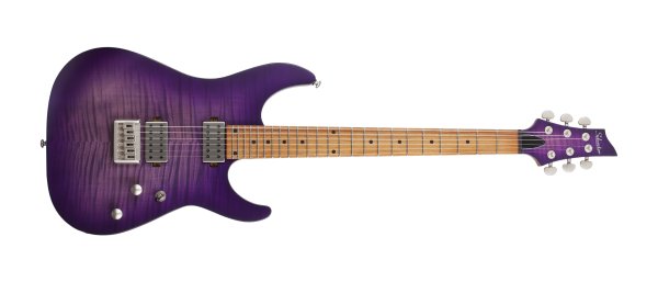 Schecter C-1 Standard Plus Electric Guitar, Transparent Purple Burst Brand: Schecter Model: 3935-SHC
