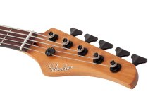 Schecter C-5 Standard 5-String Electric Bass, Tobacco Burl Brand: Schecter Model: 3972-SHC