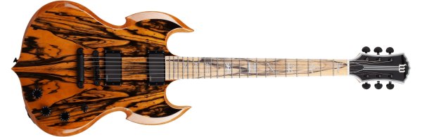 Wylde Audio Barbarian Pale Moon Ebony Electric Guitar, Gloss Natural 4587-SHC