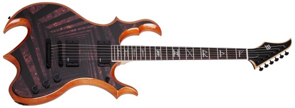 Wylde Audio Wrathmaker Electric Guitar, Tortoise Shell Corridors 4591-SHC