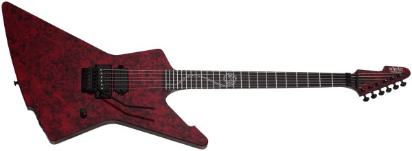 Schecter Patrick Kennison E-1 FR Apocrypha Electric Guitar, Red Reign 478-SHC