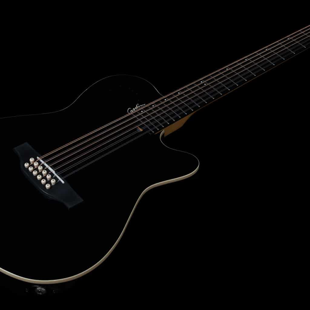 Godin Made in Canada 12 String A12 Black HG 048588
