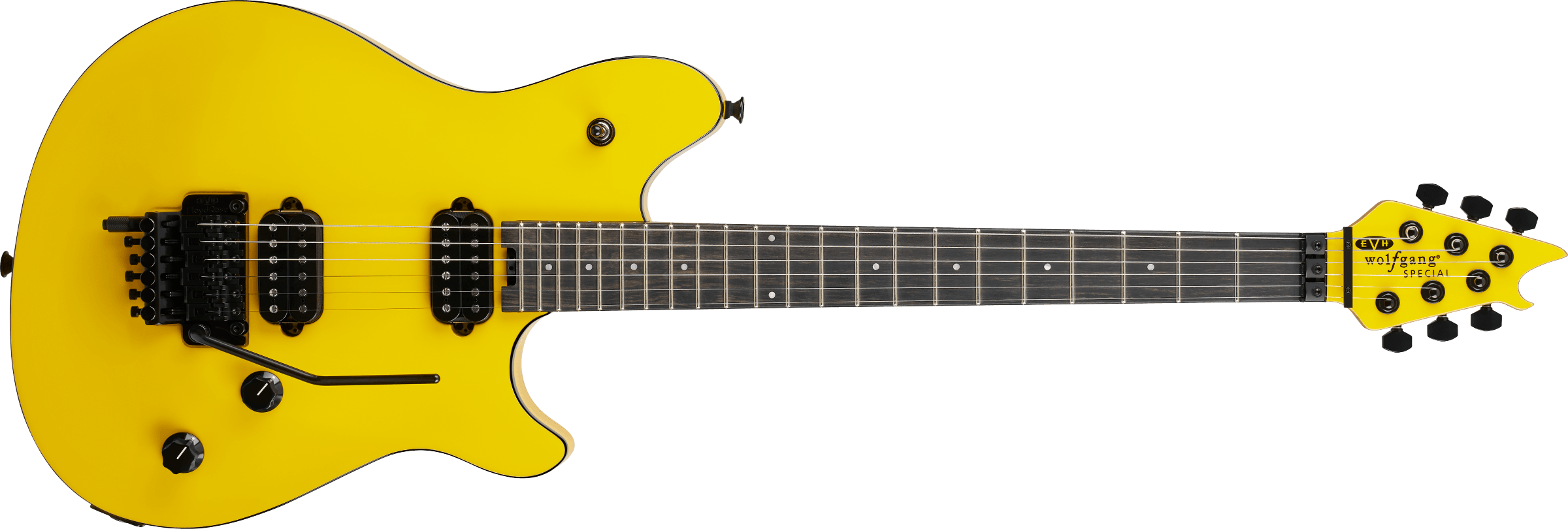 EVH Wolfgang Special Baked Maple Ebony Fingerboard Caution Yellow 5107701304 SERIAL NUMBER WG251379M - 7 LBS 5 OZ