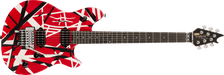 EVH Wolfgang Special Striped Series, Ebony Fingerboard Satin Red, Black, and White 5107702315