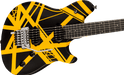 EVH Wolfgang Special Striped Series Ebony Fingerboard Satin Black and Yellow 5107702316