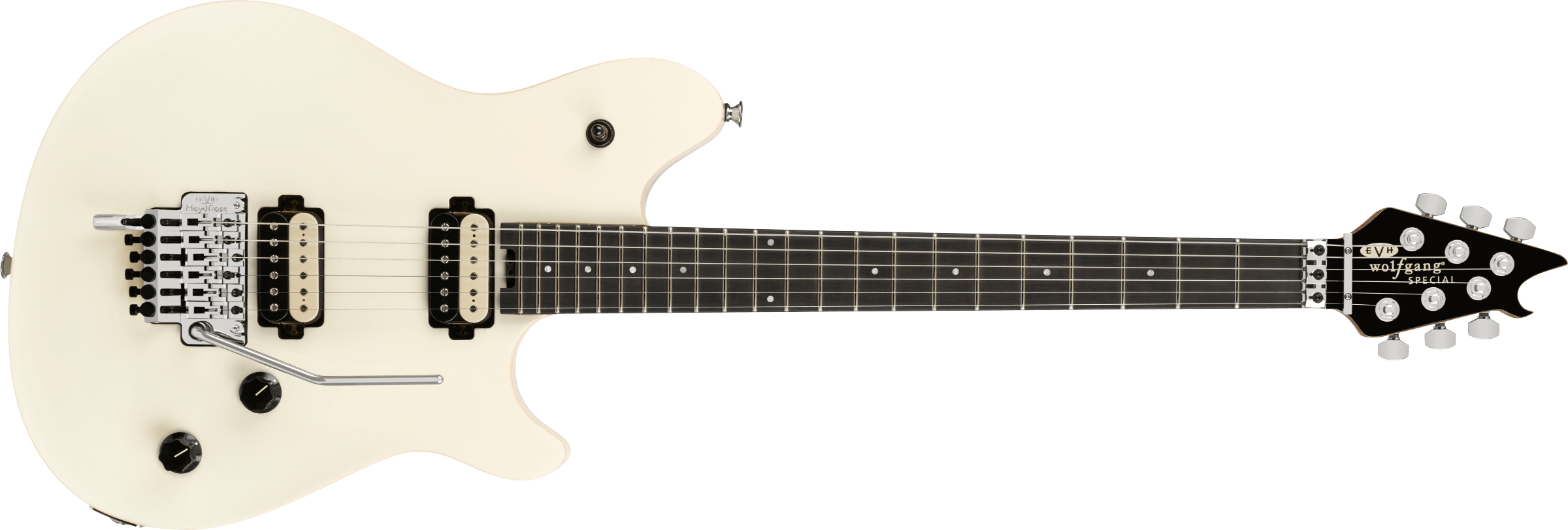 EVH Wolfgang Special w Arch Top and Baked Maple, Ebony Fingerboard, Ivory 5107703349
