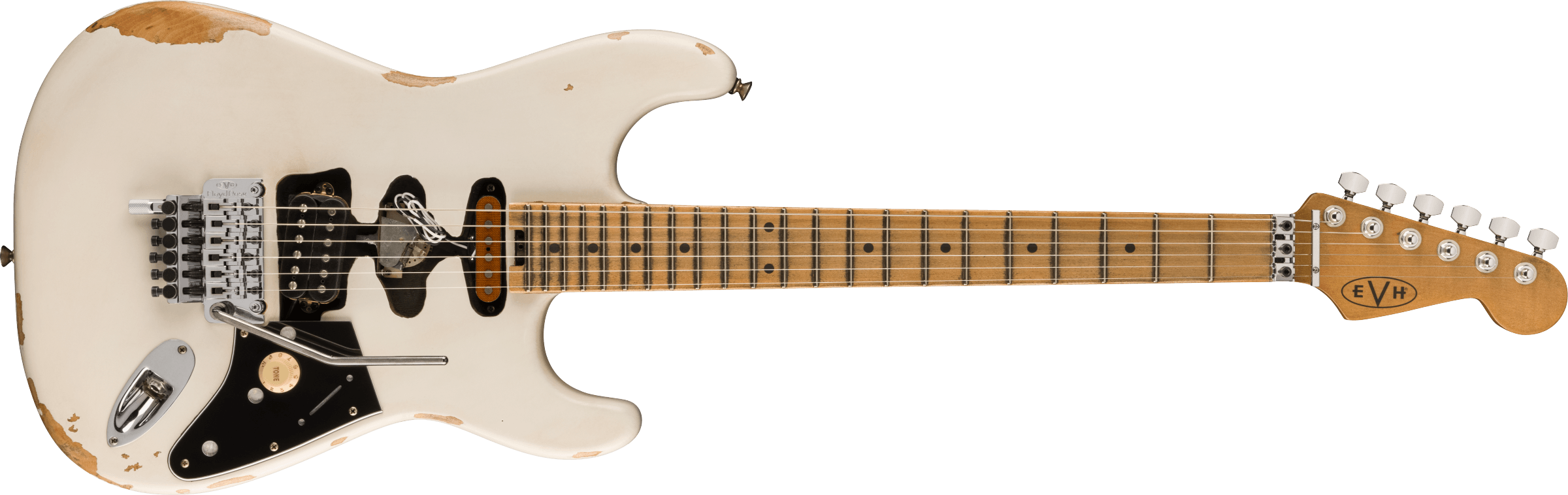EVH Frankenstein Relic Series Maple Fingerboard White 5108005576