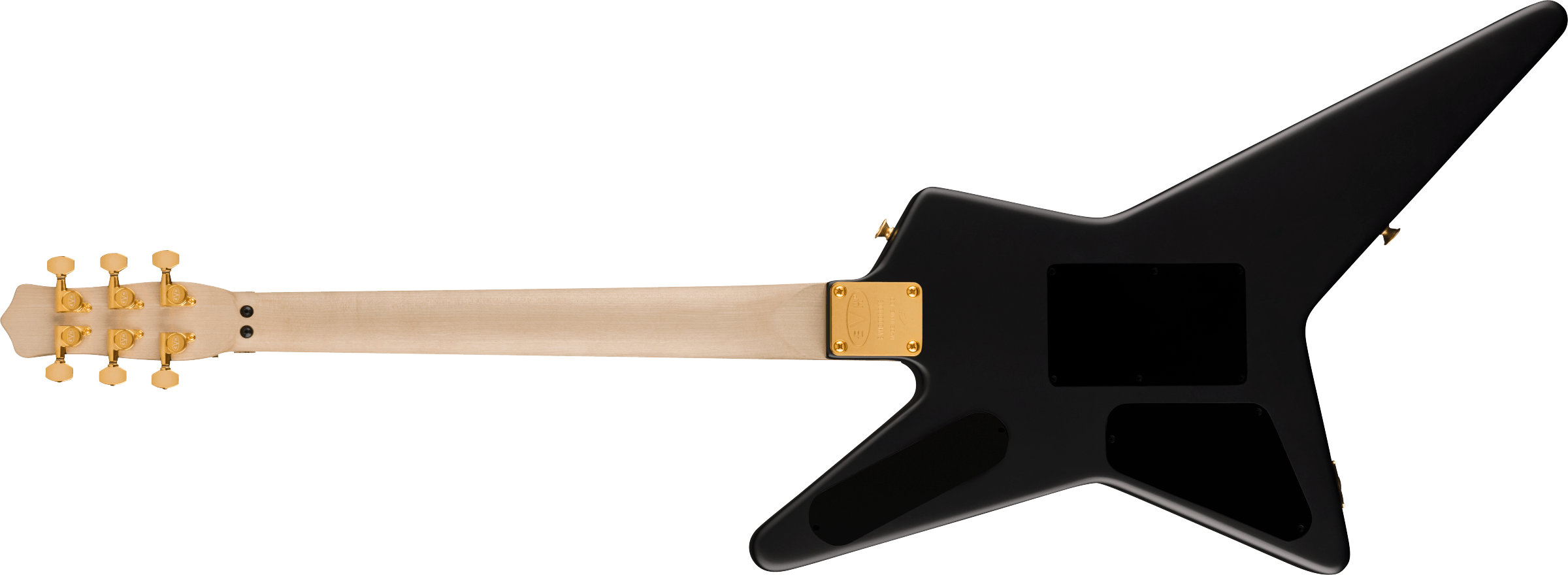 EVH Limited Edition Star, Ebony Fingerboard, Stealth Black with Gold Hardware 5108007569
