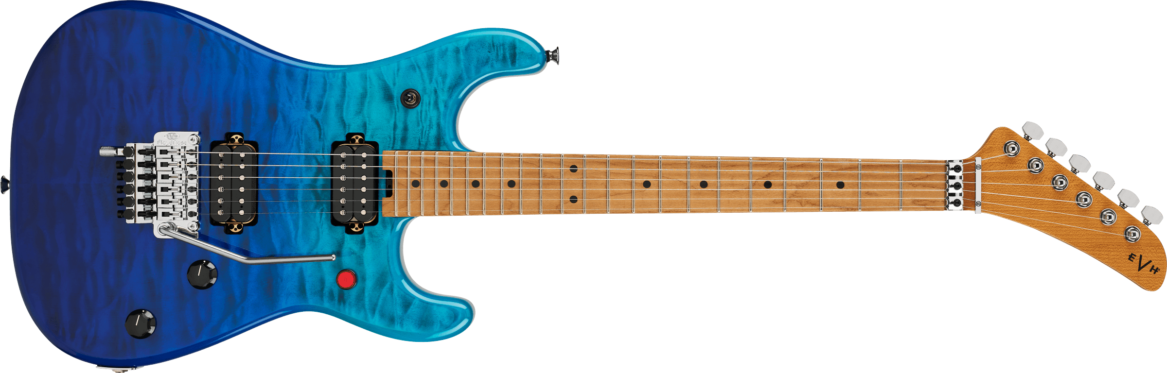 EVH 5150 Series Deluxe QM, Baked Maple, Pacific Drift 5108310389
