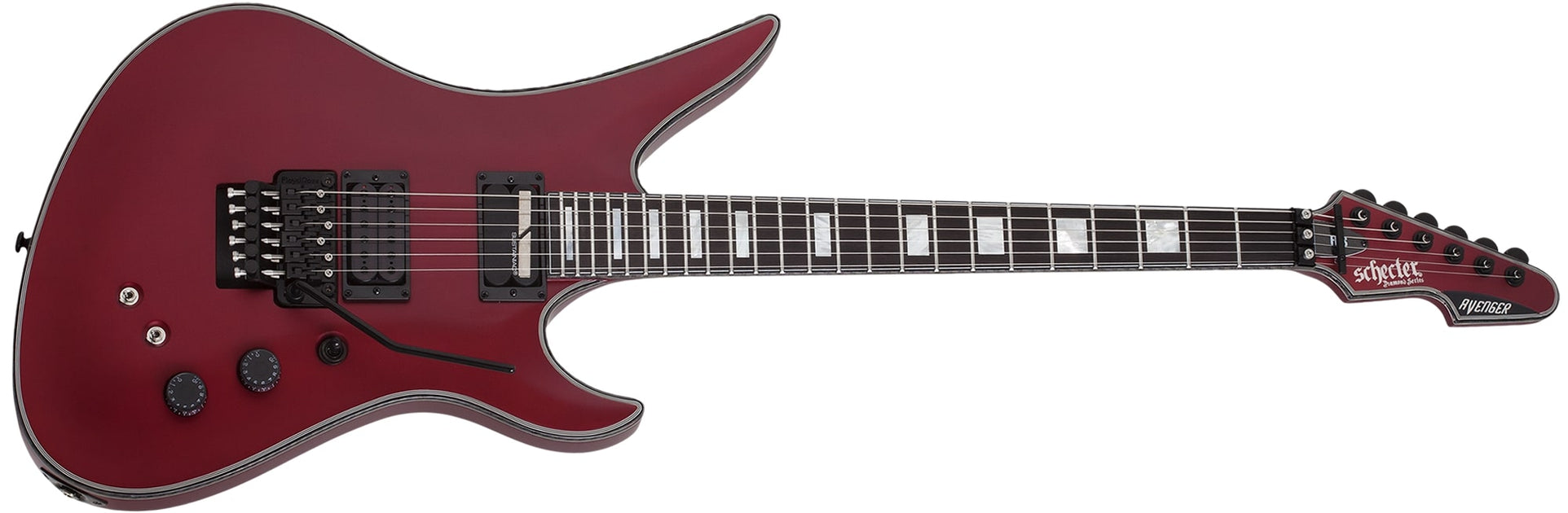 Schecter Avenger FR S Floyd Rose Electric Guitar, Spalted