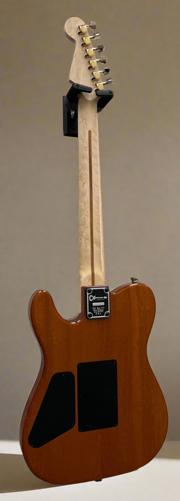 CHARVEL USA CUSTOM SHOP SPECIAL EDITION STYLE 2 HS AMBER LAGER BURST 2898000030 SERIAL NUMBER C18180 - 9.6 LBS