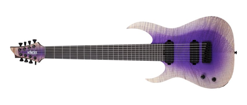 Schecter John Browne Tao-8 Left Handed 8 String Electric Guitar, Ozone Burst 637-SHC