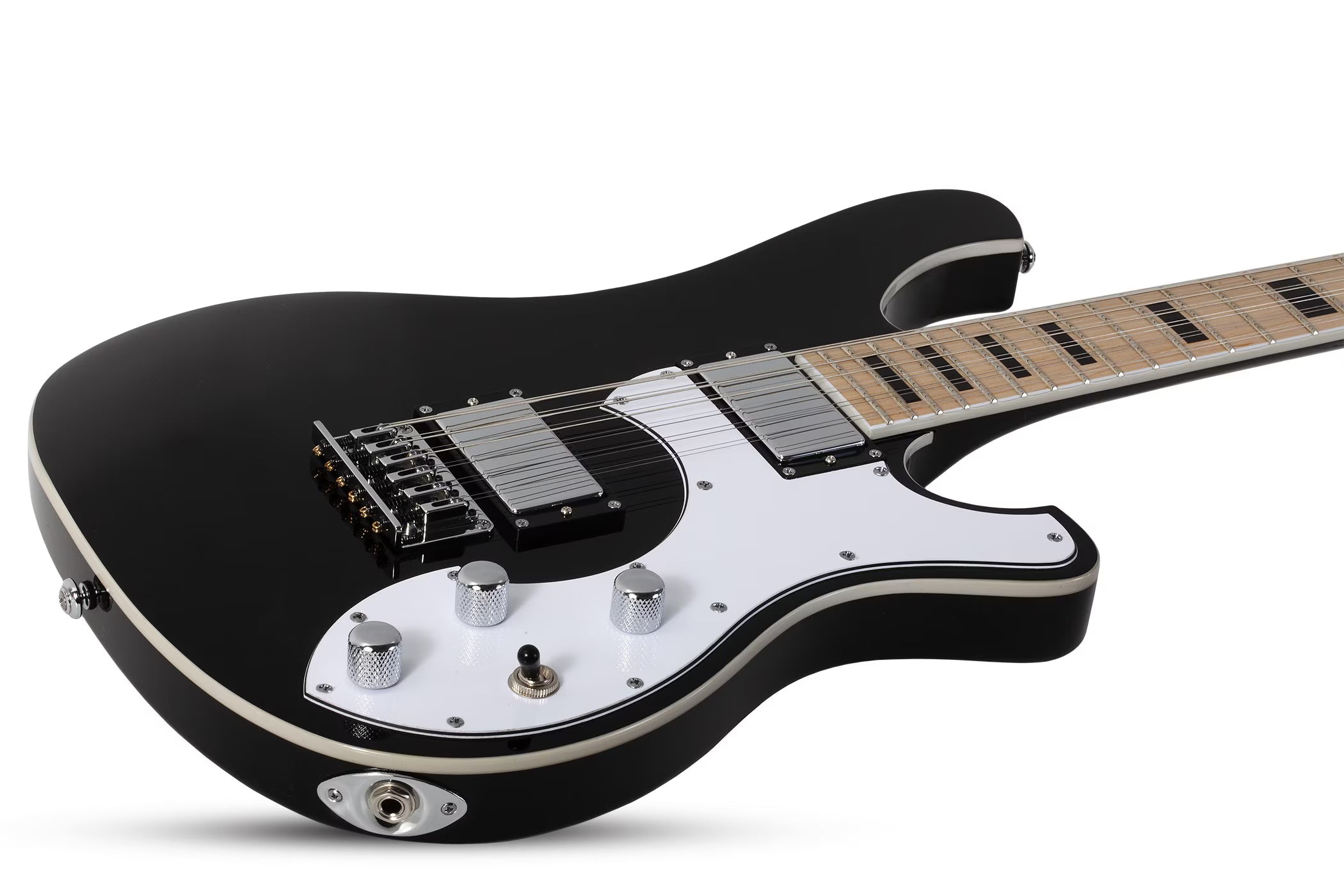 Schecter 12 String Schecter Stargazer-12 12 String Electric Guitar Gloss Black 678-SHC — L ...