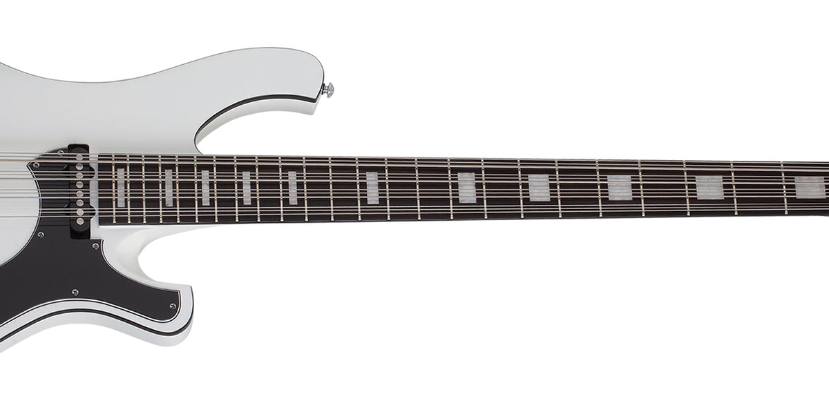 Schecter Stargazer-12 12 String Electric Bass, Gloss White 685-SHC