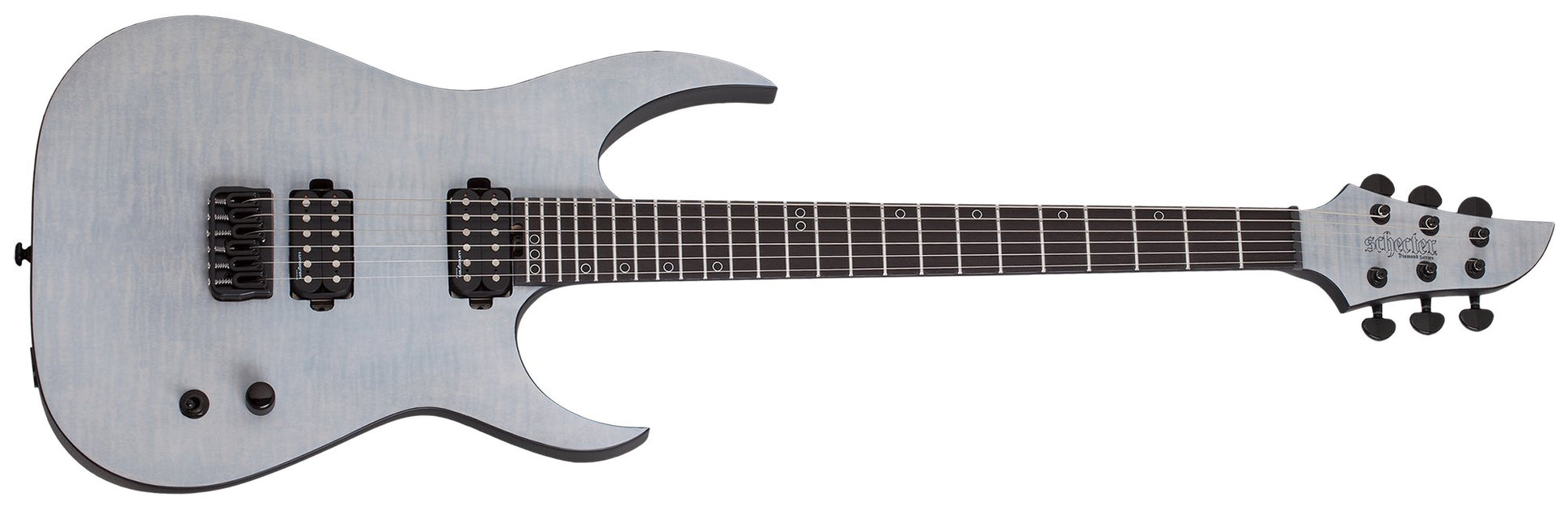 Schecter KM-6 MK-III Legacy Electric Guitar, Transparent White