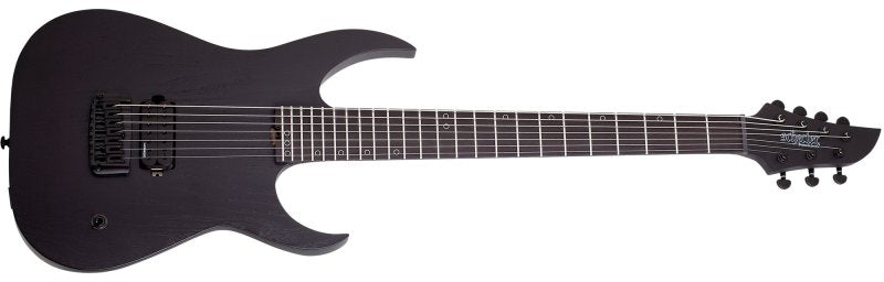Schecter Km-7 MK-III Ex Electric Guitar, Satin Black Open Pore 882