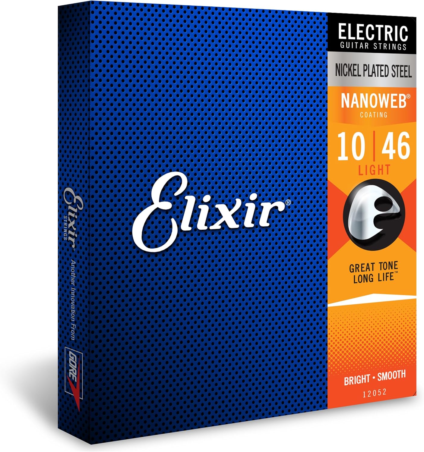 Elixir Electric Guitar 6 String NanoWeb Light 12052