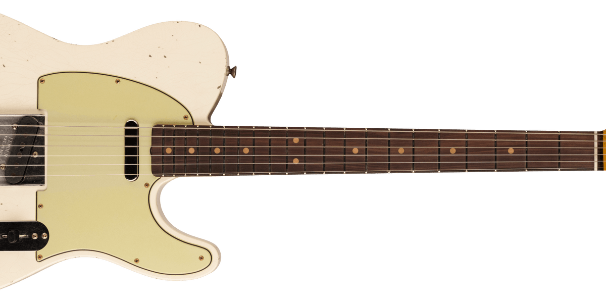 ギター Fender custom shop 1963 Telecaster Relic Fender Custom Shop 1963 Tele - Aged Lake Placid