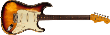 Fender Custom Shop 1963 Stratocaster Super Heavy Relic 3A Rosewood Fingerboard, Super Faded Aged 3-Color Sunburst 9236091092