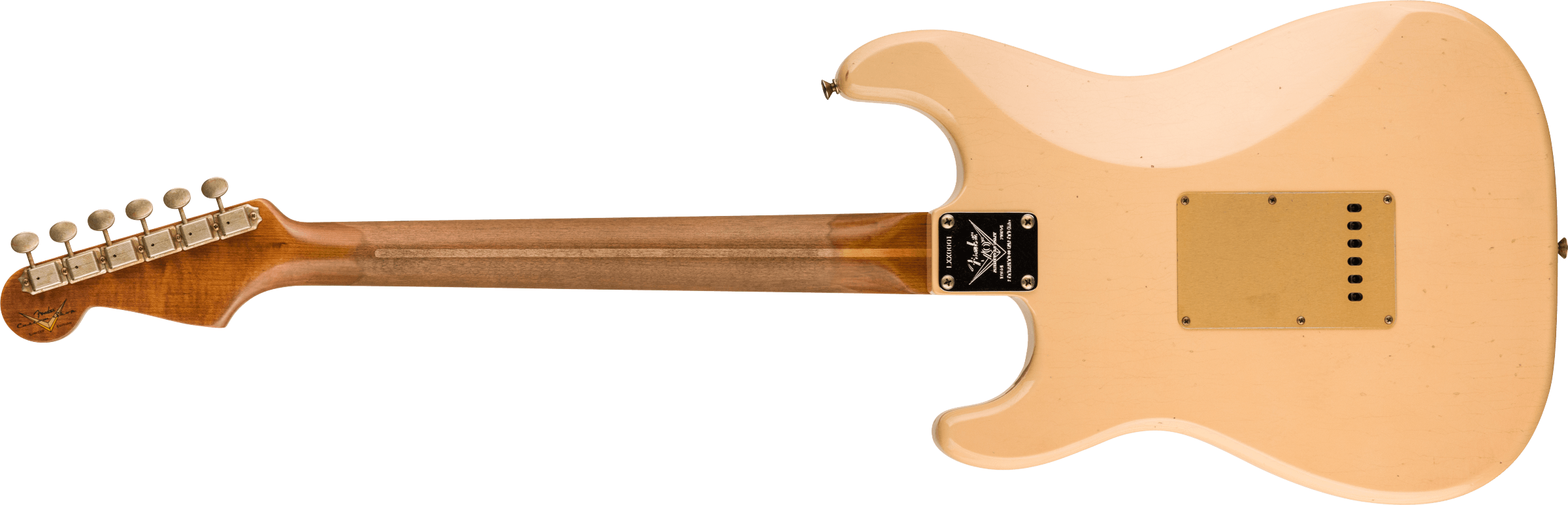 FENDER CUSTOM SHOP Limited Edition 1954 Roasted Stratocaster Journeyman Relic 1-Piece Roasted Quarterswan Maple Fingerboard, Desert Sand 923-6091-157