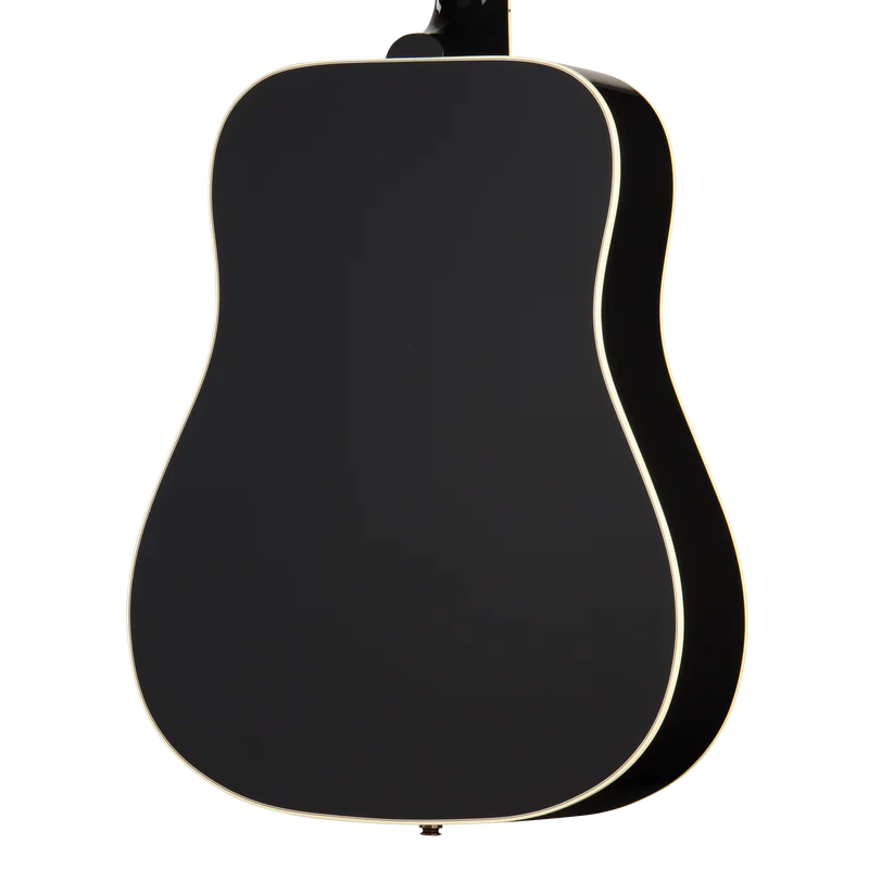 Gibson Custom Shop Kirk Hammett Raven Acoustic Electric Guitar with Hardshell Case - Ebony AMSSKHEB