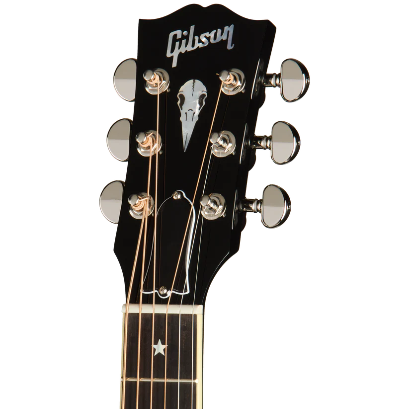 Gibson Custom Shop Kirk Hammett Raven Acoustic Electric Guitar with Hardshell Case - Ebony AMSSKHEB