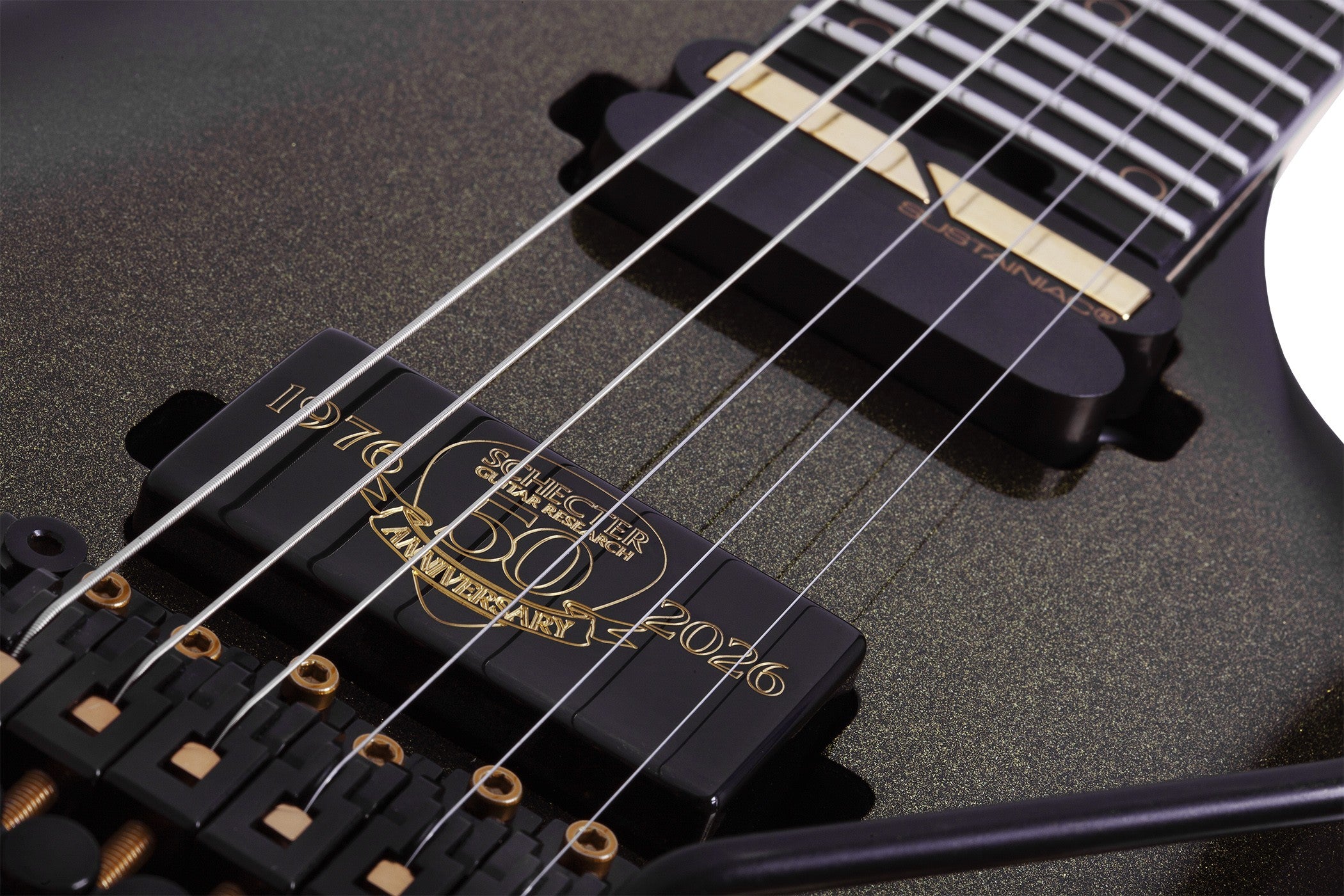 SCHECTER Avenger FR-S W/ SUSTAINIAC 50th Anniversary 50th Gold Burst 4138-SHC
