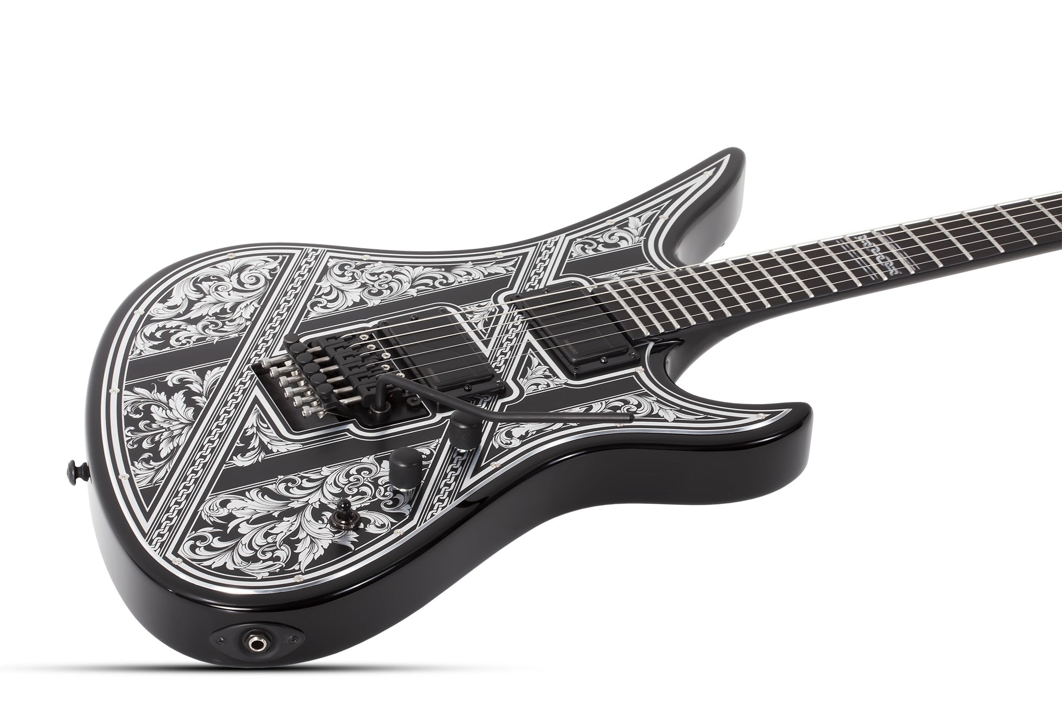 Schecter Avenger FR Przym Palladium Gloss Black 922-SHC