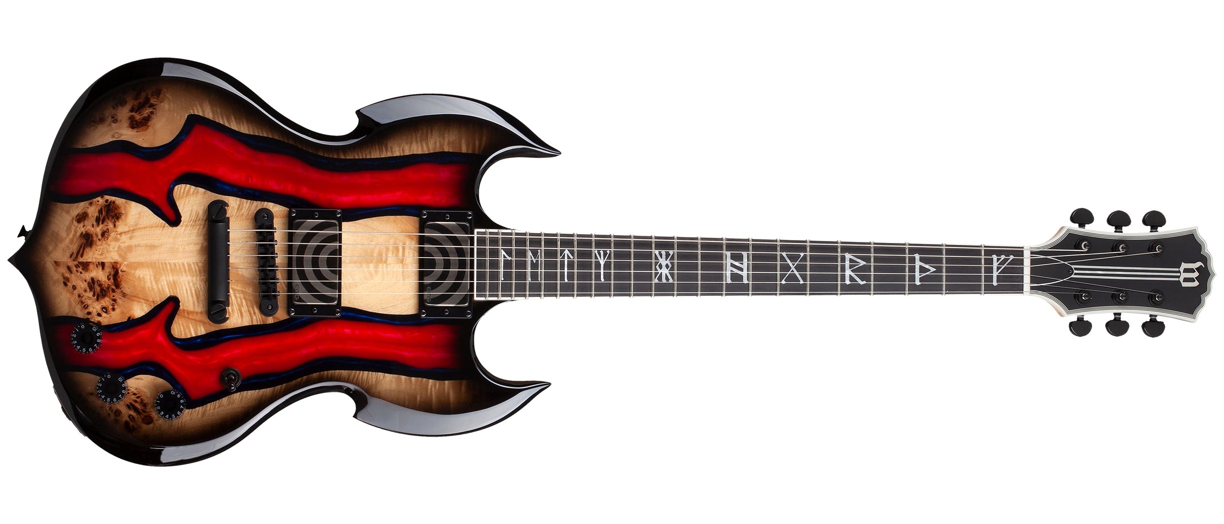 WYLDE AUDIO BARBARIAN SPECIAL EDITION BLOOD RIVER BURL 4593-SHC