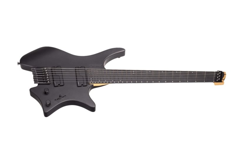 Strandberg Boden Metal NX 7 Electric Guitar, Black Granite BD7CT-24M-L-M-BK