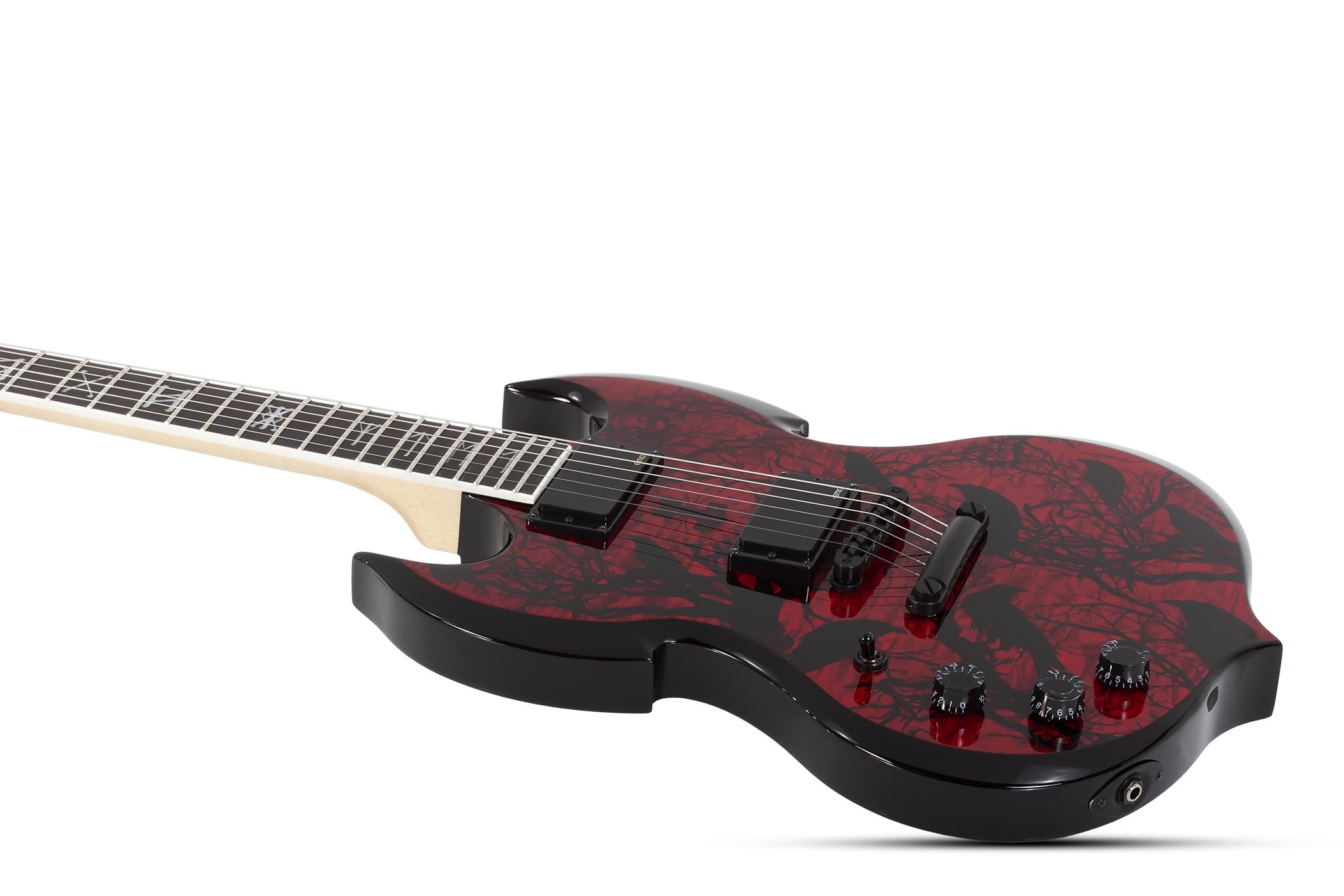 Wylde Audio Left Handed Barbarian LH Blood Raven 4585-SHC