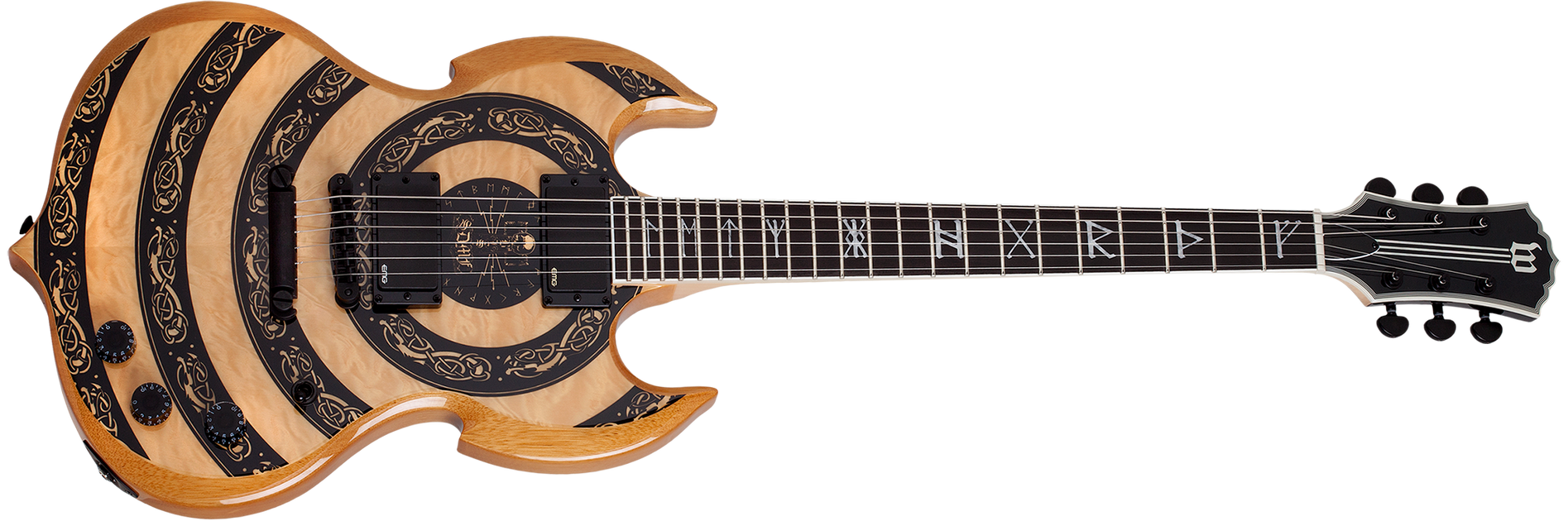 Wylde Audio Barbarian Norse Dragon RawTop 4574-SHC — L.A. Music